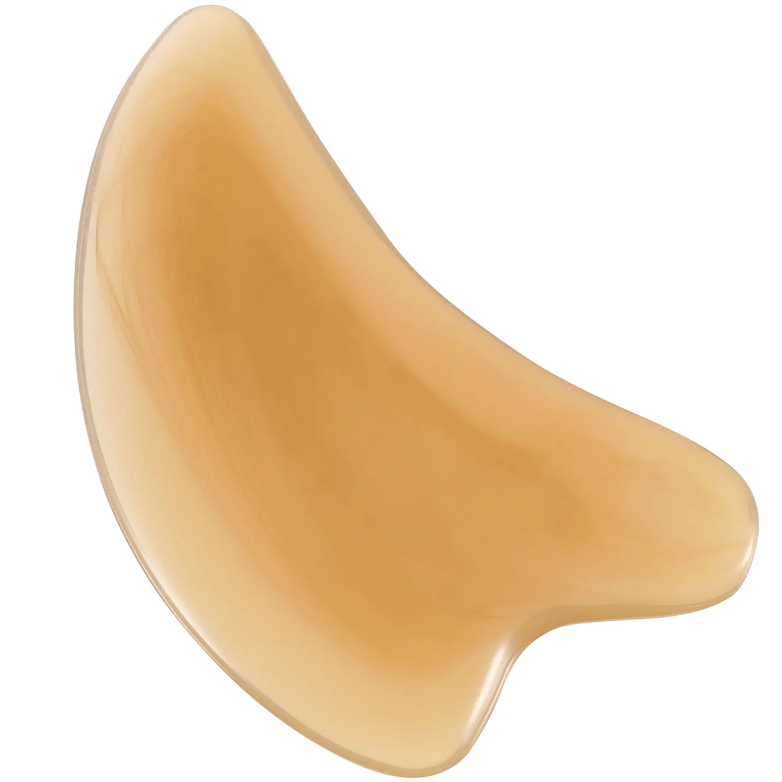 

Natural Ox Horn Gua Board Scraping Massage Tool Face Neck Body Portable Skin Care Therapy Stone for Lymph Flow Muscle