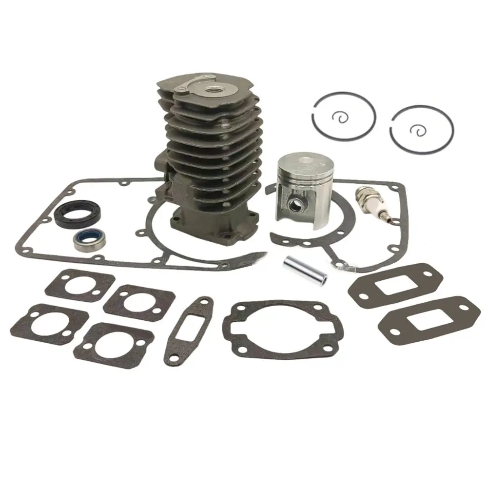 Chainsaw Cylinder Piston- Kit With Gasket For 041 041AV Chainsaw Attachment Garden Power Tools Parts Accessories
