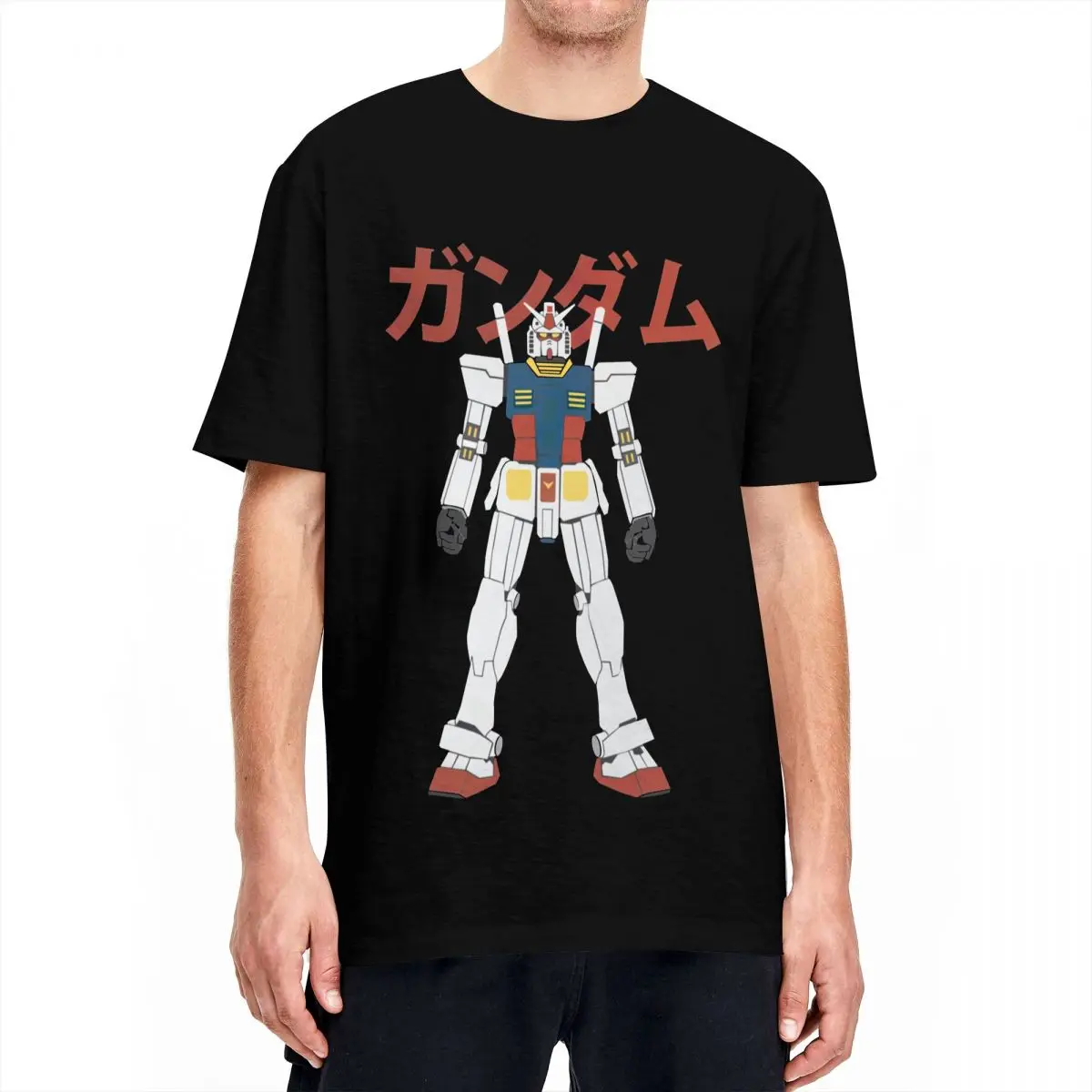 Mazinger Z Gundam RX-78-2 T-Shirt for Men Women Funny Cotton Tees O Neck Short Sleeve T Shirt Plus Size Clothes