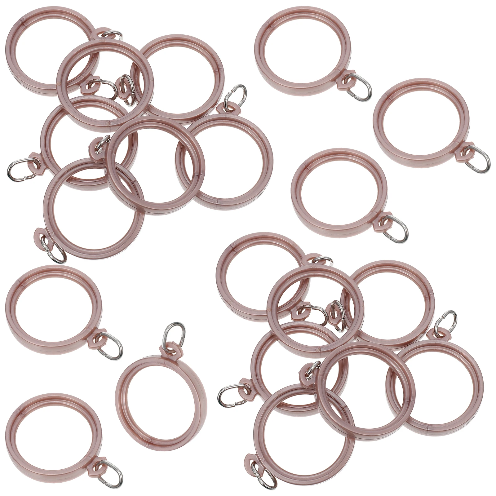 

20 Pcs Curtain Pull Ring Accessory Plastic Rings Rod Fixing Tool Roman Indoor Accessories