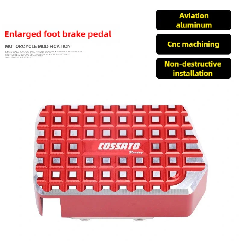 

CNC Aluminum Alloy Motorcycle Accessories Brake Pedal CNC Rear Foot Brake Lever Pad Enlarge Extender Footrest For Kiden 150 250