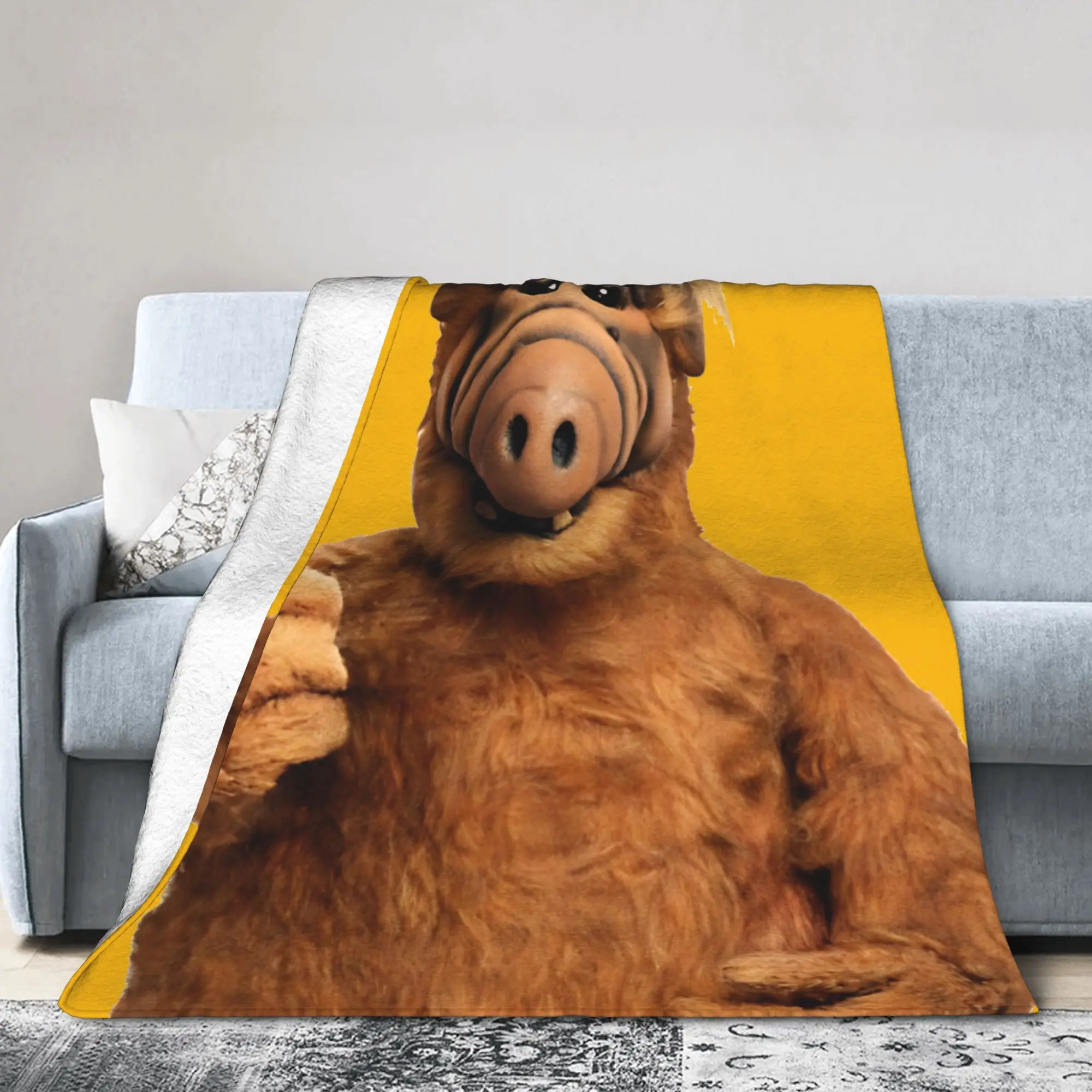 Alf  Alien Life Form Comedy  Blankets  Fleece Awesome Soft Throw Blankets for Home  Winter