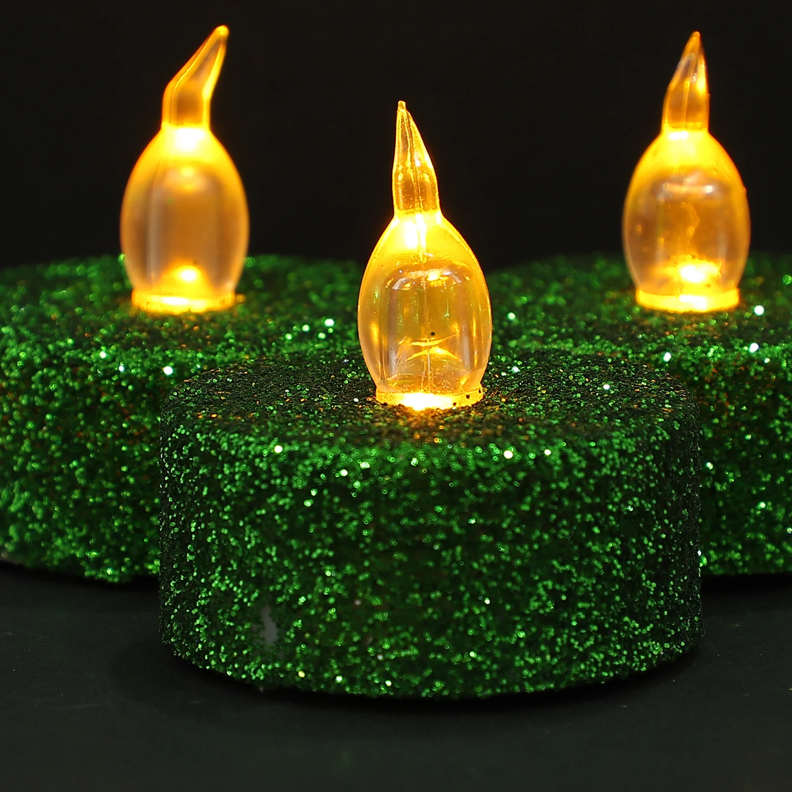 

12Pcs LED Operated Flameless Lights Natural Flicker Tealight Decorative Lights for Wedding Home Party Cafe