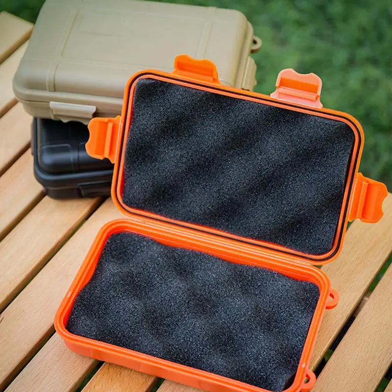 Survival Tool Box Outdoor Camping Tool Case Waterproof Anti-pressure Wilderness Survival Large-Size Shockproof Sealed Box