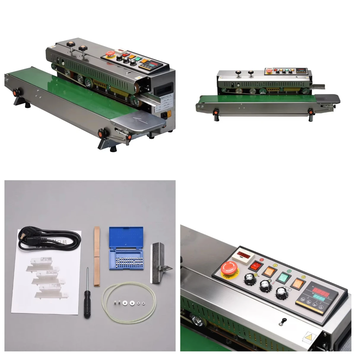 

STLZhuoyu FR-1000 Automatic Continuous Sealing Machine Small Intelligent Printing Upgrade Counter Various Packaging Bags