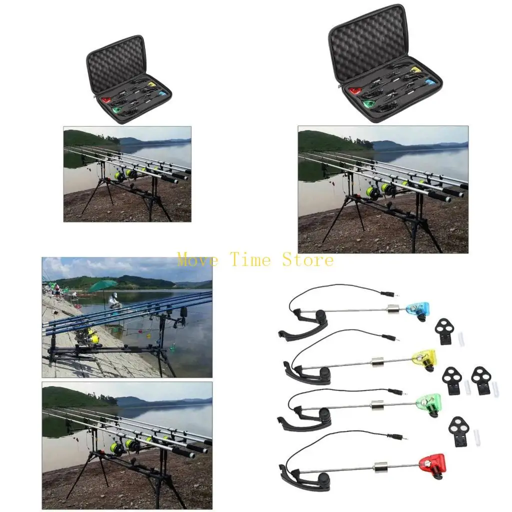 

Набор свингеров для рыбалки 92ME, уличные свингеры для ловли карпа, свингеры со светодиодной подсветкой