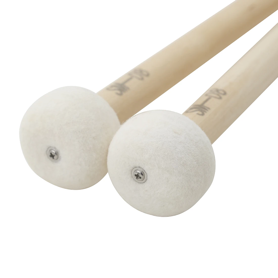 Baquetas de tambor profesionales, baquetas de timbales de madera de arce, mazo de tambor multifunción de doble cabezal, martillo, 1 par de accesorios de percusión