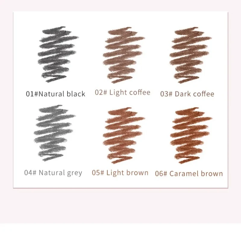 하이 퀄리티 삼각형 자동 회전 듀얼 헤드 눈썹 펜슬, 메이크업 방수, 얼룩 방지, 이중 사용 눈썹 펜, 화장품 도구, 신제품