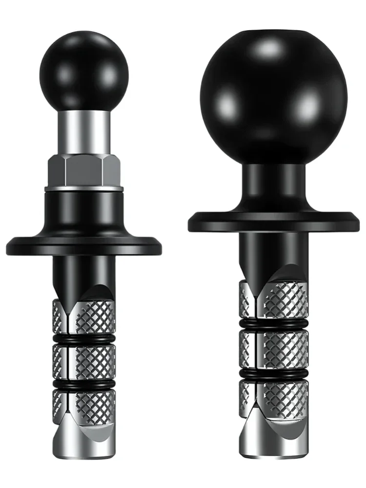 AliExpress DIXSG 25mm Black Fork Stem Base 17mm Ball Mount Adapter Aluminum Alloy Bike Phone Mount Front Fork Bar Ball Head Motorbike Accessories