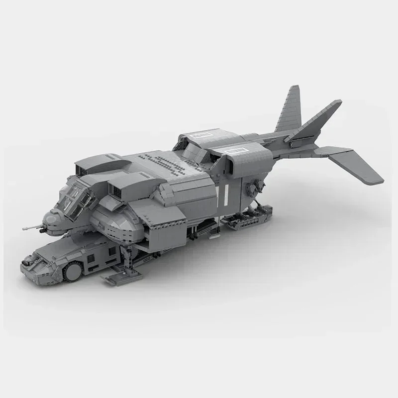 Modello militare Moc Building Bricks Alien Dropship Cheyenne UD-4L con M577 Apc Technology Blocks regalo giocattolo di natale assemblaggio fai da te