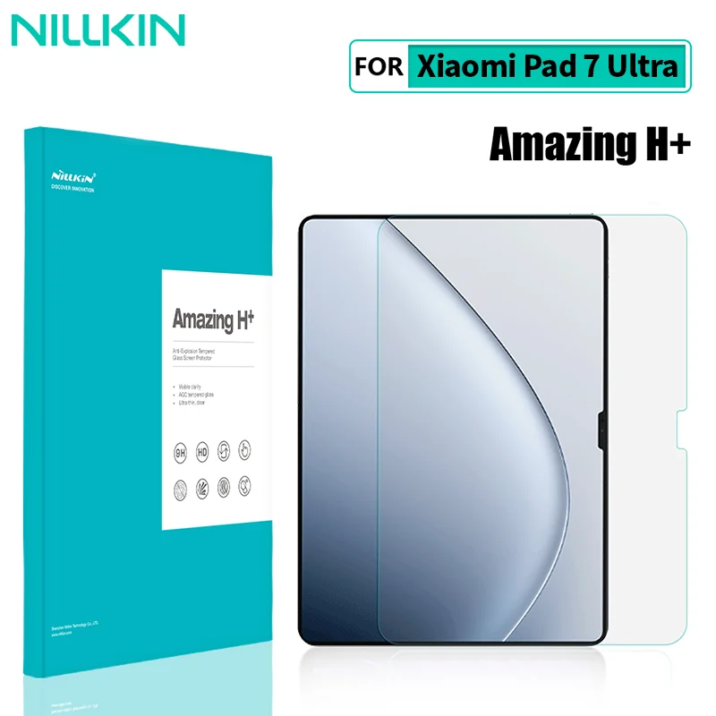 NILLKIN For Xiaomi Pad 7 Ultra 14inch Screen Protector H+ Anti-explosion HD Clear Tempered Glass  For Mi Pad 7 Ultra With Tool
