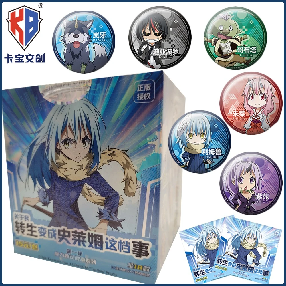 

Kabao That Time I Got Reincarnated As A Slime Anime Peripheral Pendant Characters Badge for Clothes Hat Accessories Holiday Gift