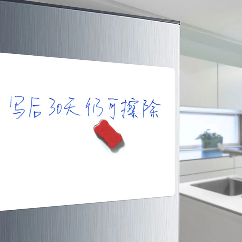 Magnetic Dry Erase Whiteboard Smooth Surface Magnetic Whiteboard for Refrigerator Memo Pads Reusable Erasable Message Notes