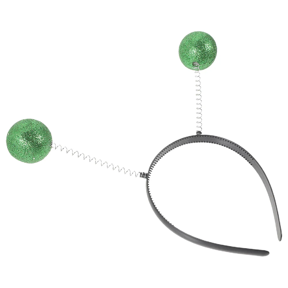 Alien Headband Glitter Balls Hair Hoop Ashtray Hairband Antenna Adults Decorative Headbands Gift