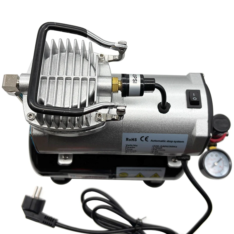 AS-186 Air Compressor Adjustable Household Mini Small Oil Free Air Compression Pump With Pressure Switch Safety Valve