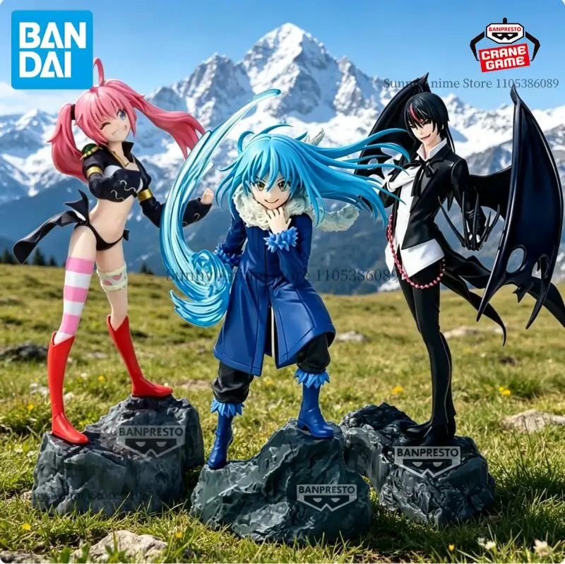 Bandai Original Banpresto That Time I Got Reincarnated as a Slime Threefold Union Rimuru Tempest Milim Nava Diablo Anime Figuras