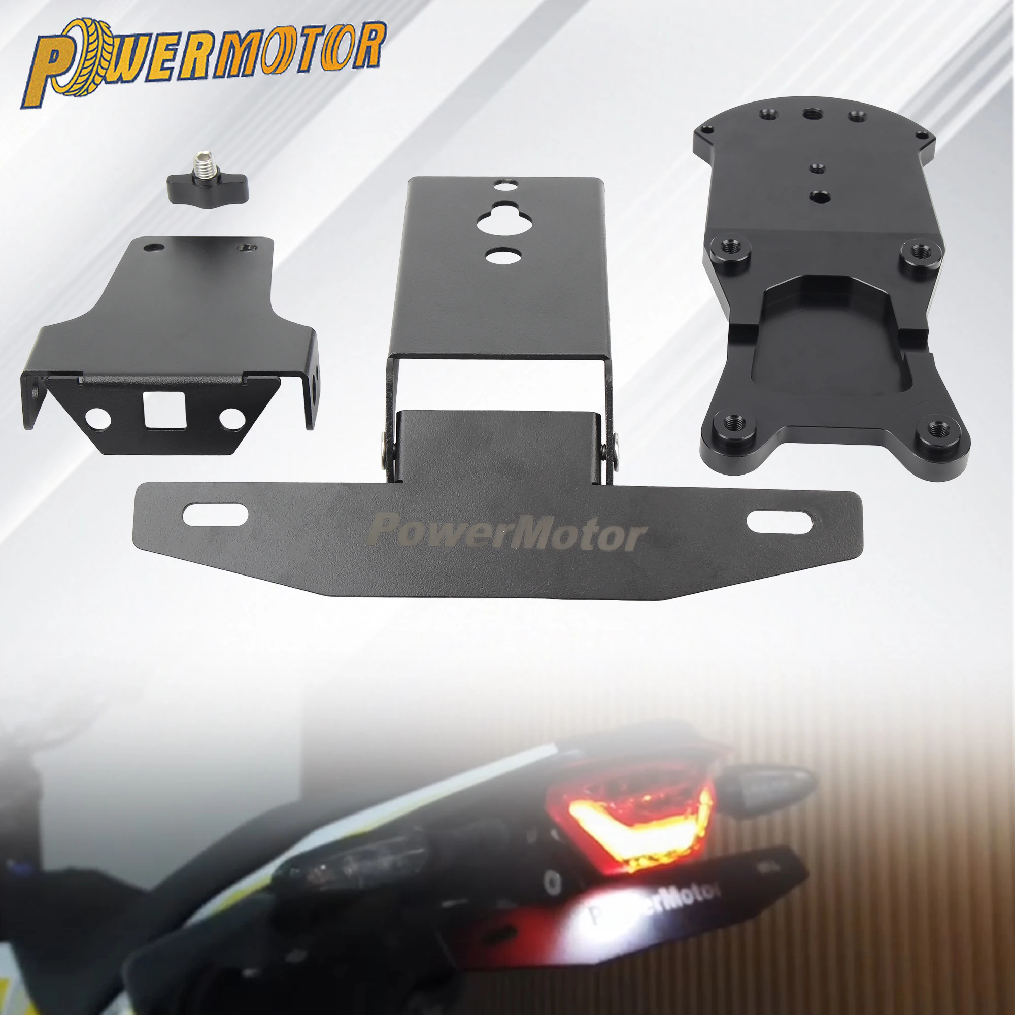 

For Sur-ron Surron Ultra Bee Electric Motorcycle Quick Release License Plate Holder Tail Light Bracket Ebike Dirt Bike Modified