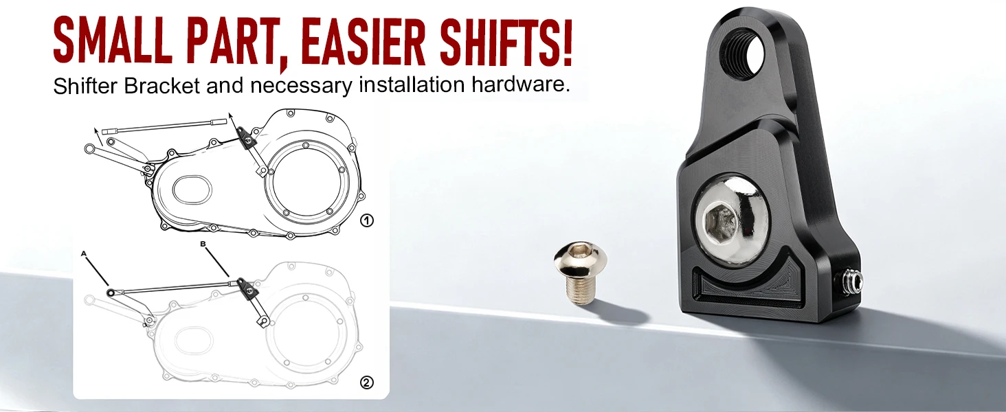 Twin Cam Shift Neutral Assist Halterung für Harley 2000-2017 Twin Cam Touring Softail Dyna – Detail 4