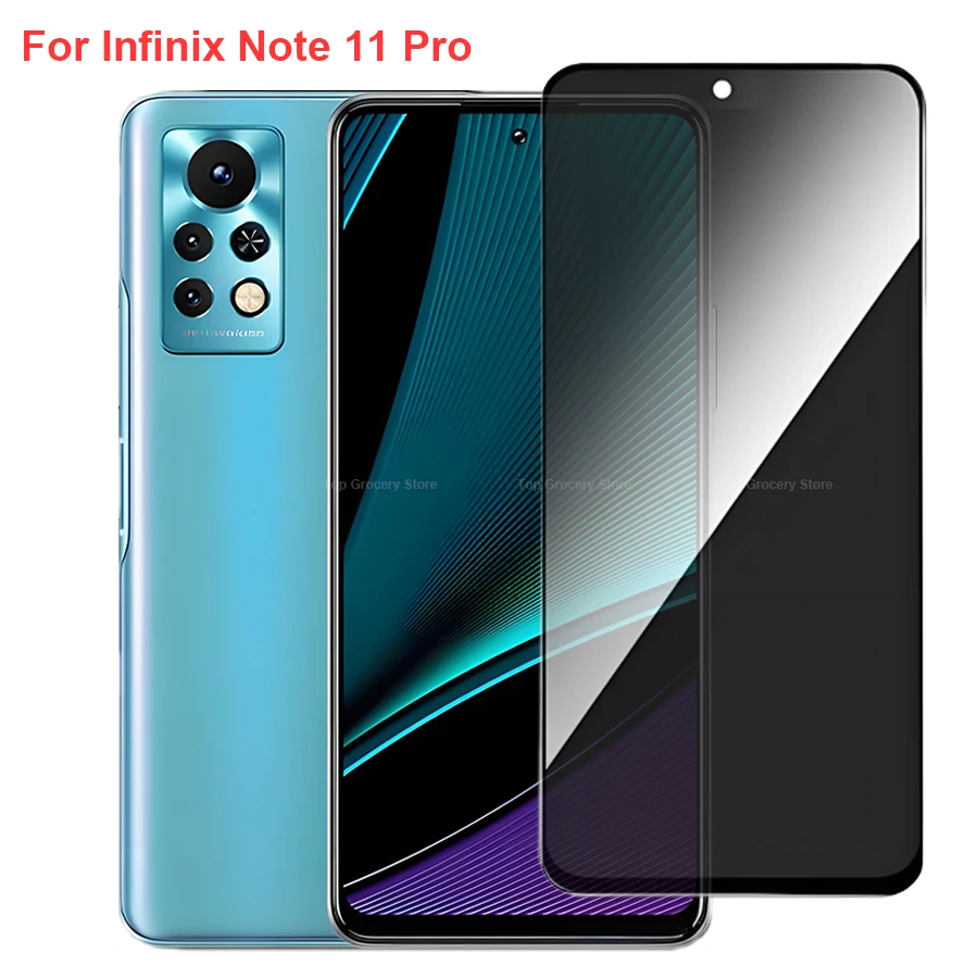 For Infinix Note 11 Pro X697 Anti Spy Privacy Tempered Glass Screen Protector Compatible For Infinix Note11 Pro Phone Film