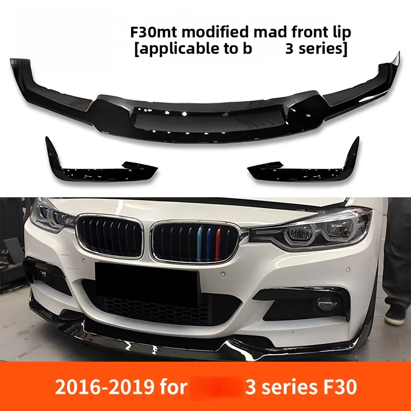 Auto Parts 2013-2019 3 Series F30 MT Front Lip ABS Material Car Modification Parts Ample Stock Large Quantities