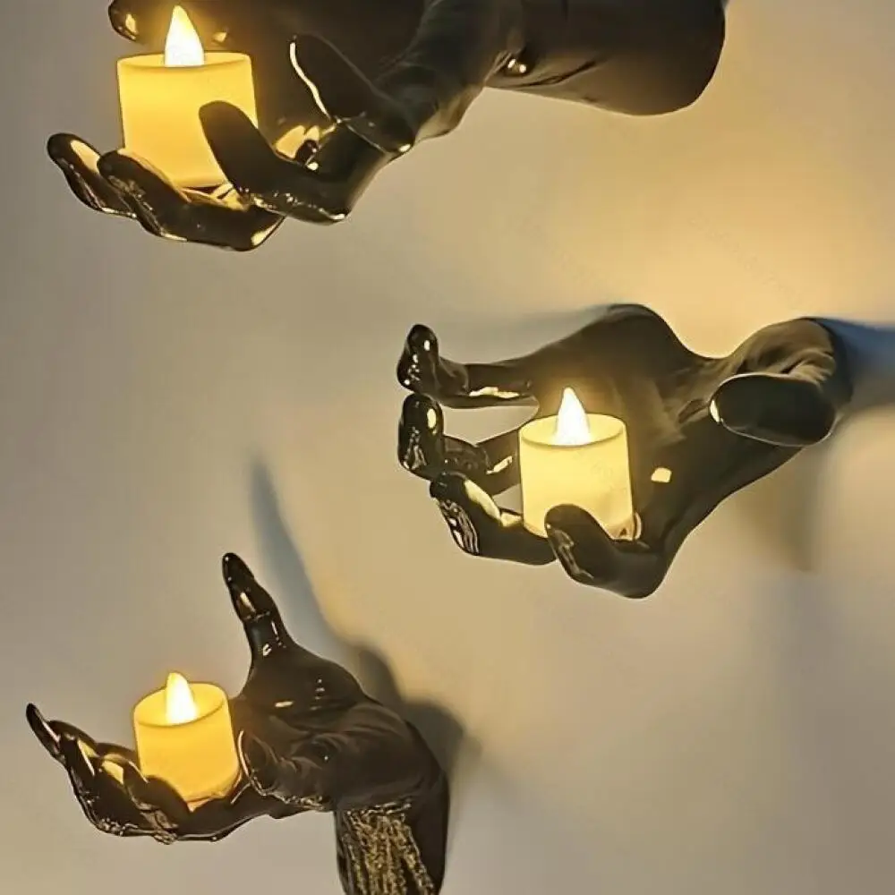 

1 piece of hand-shaped bookshelf, study display rack/coffee shop decoration/cultural and creative space ornament