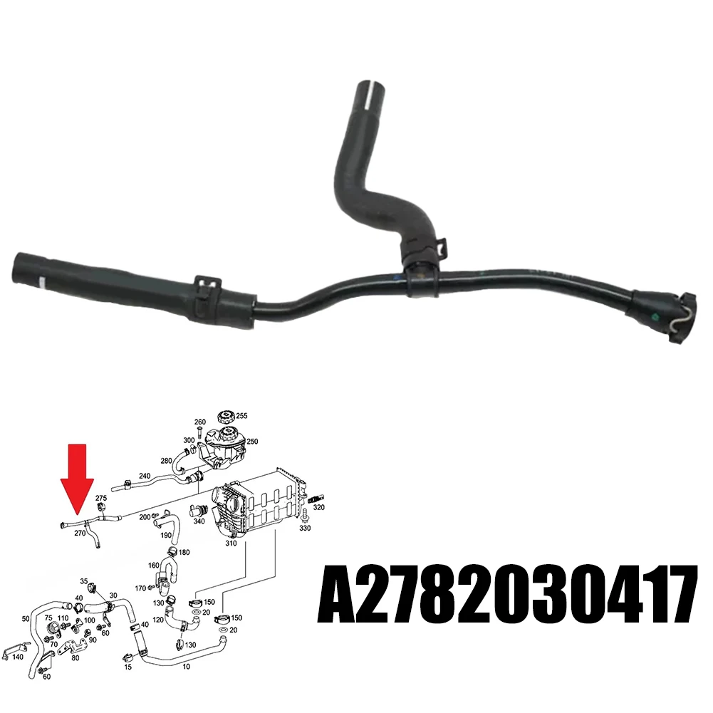 Replacement Hose For Mercedes A2782030417 Hose Coolant Hose For Mercedes High-quality Materials For A2782030417