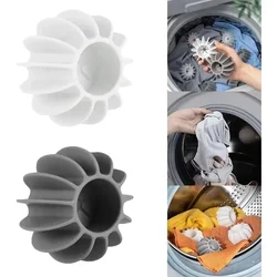 Silicone Laundry Ball Anti-tangle Catcher Reusable Clothes Magic Cleaning Tools Washing Machine Pet Hair Remover Filter For Dirt