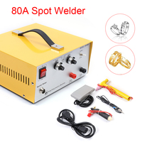 Gold 220V 80A Electric Pulse Spot Welder Hine For Sier DX-808 Sparkle Jewelry Tool