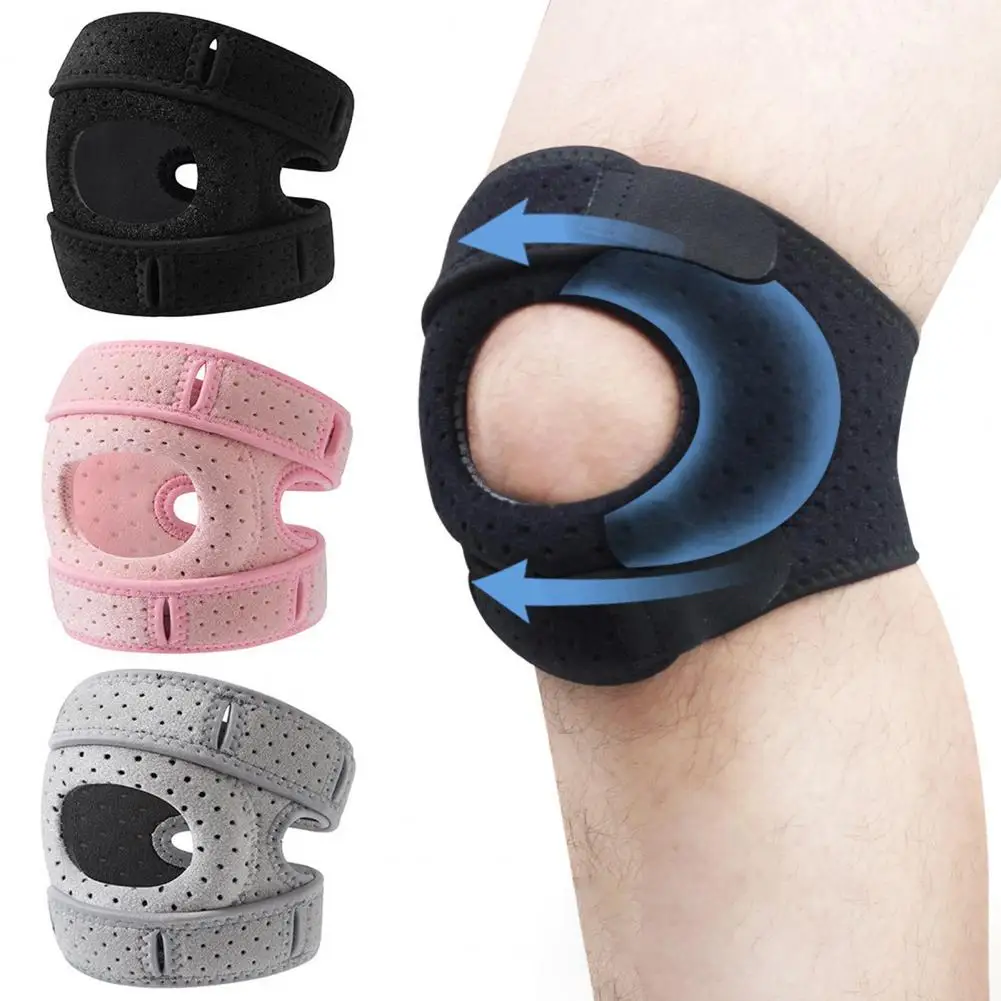 

Наколенник для облегчения боли и поддержки при разрыве мениска, артрите, регулируемый нейлоновый ремень для бега и прыжков