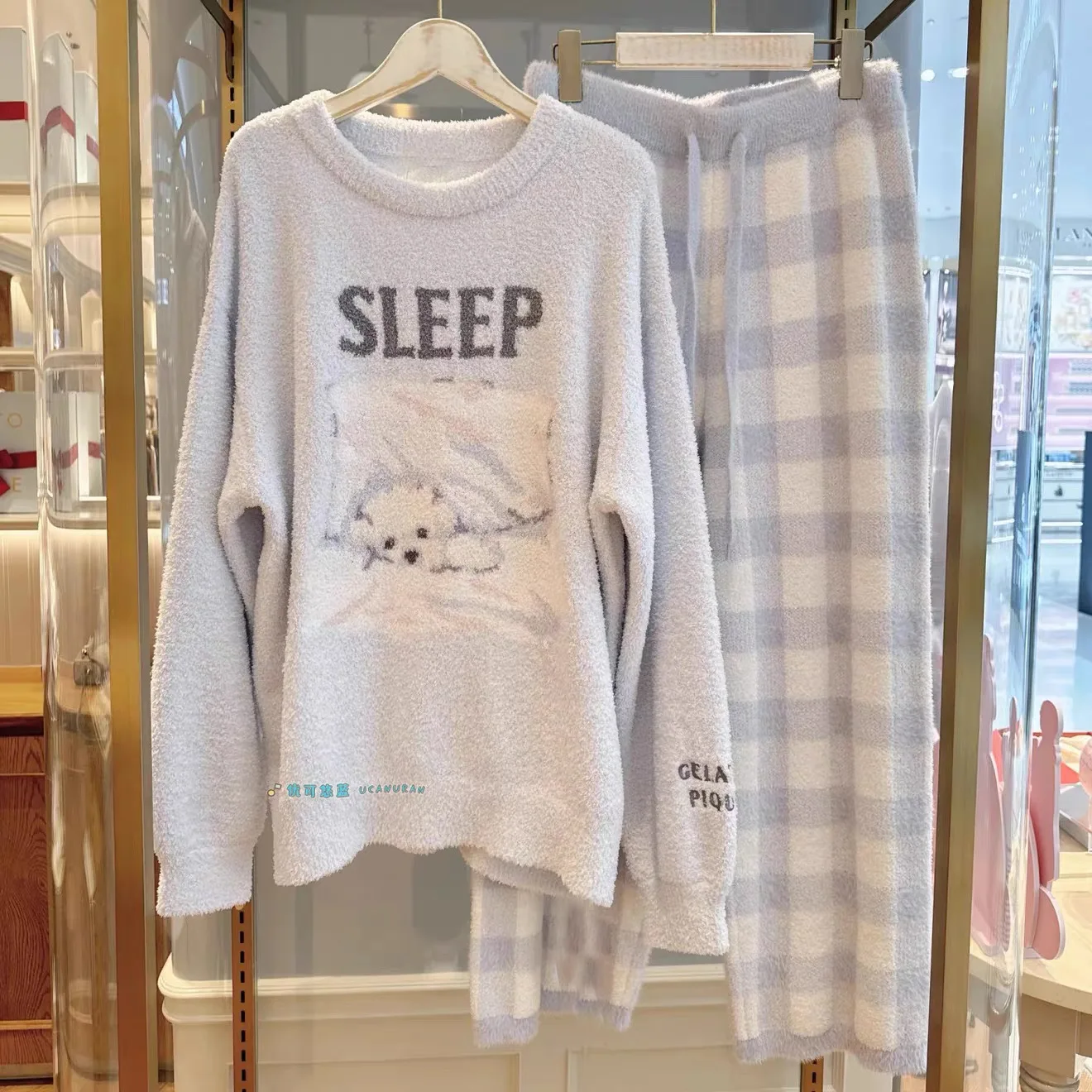 pigiama-termico-da-donna-per-l'autunno-e-l'inverno-set-in-maglia-calda-abbigliamento-da-casa-pigiama-morbido-confortevole-e-spesso-per-la-notte