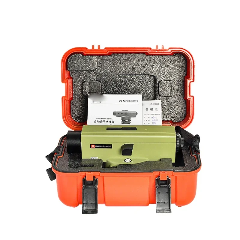 Automático Anping Laser Nível, Conjunto Completo de Alta Precisão, Engenharia Surveying Outdoor, 65 vezes