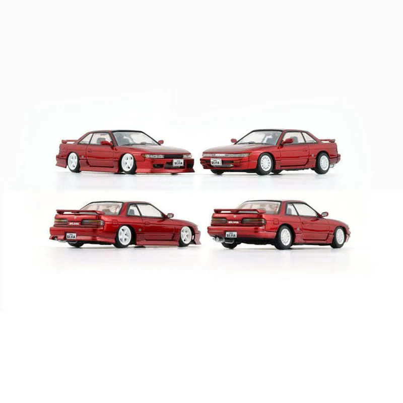 New BMC 1:64  SILVIA S13 Red Diecast Alloy Toy Cars By BM Creations Simulation Model For Collection gift