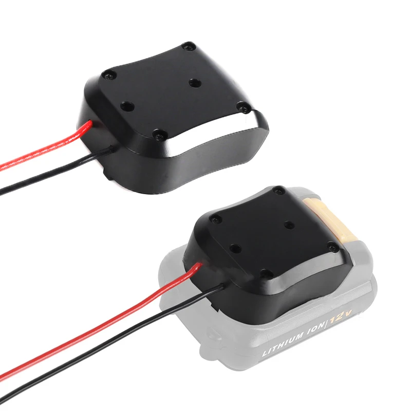 Imagem -03 - Adaptador para Dewalt 12v Max Bateria Doca Conector de Alimentação Ferramenta Elétrica Conversor de Bateria com 14awg Fio para Dewalt 10.8v12v Peças