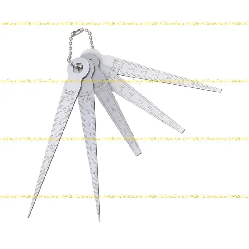 

Q2Q4 5 Piece Steel Feeler Gauges Set Precisions Space Measuring Tool with Clear Scale for Welding & Mechanical Inspection