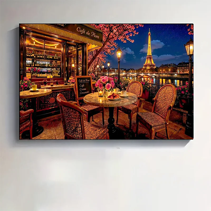 

500/1000/1200/2000PCS Puzzles for Adults Blossoming Cherry Blossoms Eiffel Tower,Jigsaw Puzzles Brain Games Gifts Home Decor