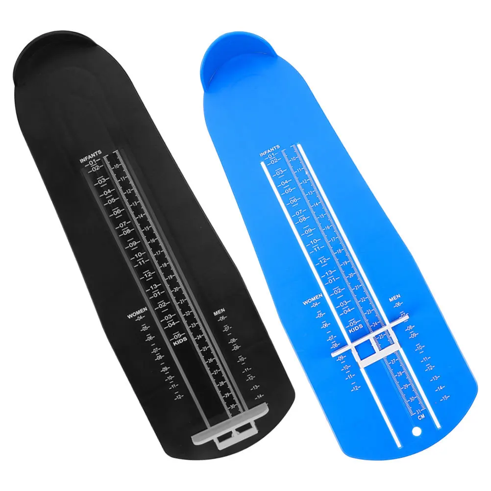 2Pcs Foot Measurement Device Adult Shoe Size Measurer Accurate Foot Measurer Shoe Sizer Measuring Tool Measurement Ruler