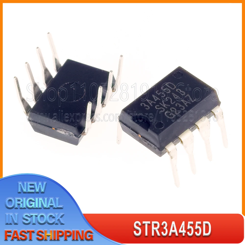 

1~20PCS/LOT 3A455D STR3A455D STR3A455 DIP8 100% New Spot stock