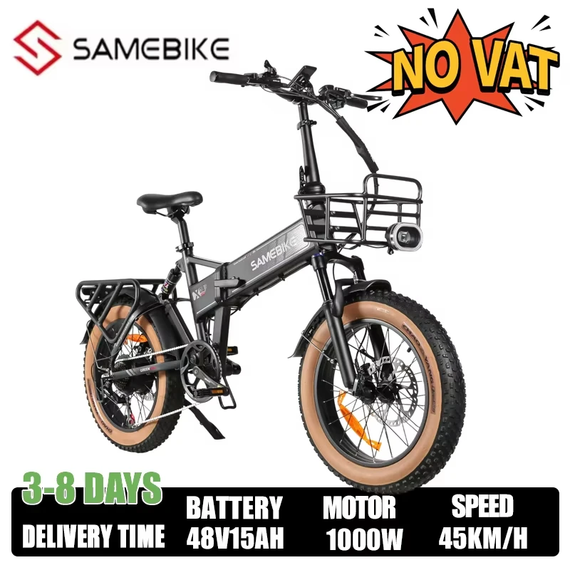 

Электрический велосипед, мощный двигатель 1000 Вт, 48 В, 15 Ач, складной электрический велосипед с гидравлическим тормозом, 20-дюймовый горный электрический велосипед с толстыми шинами, внедорожный горный велосипед
