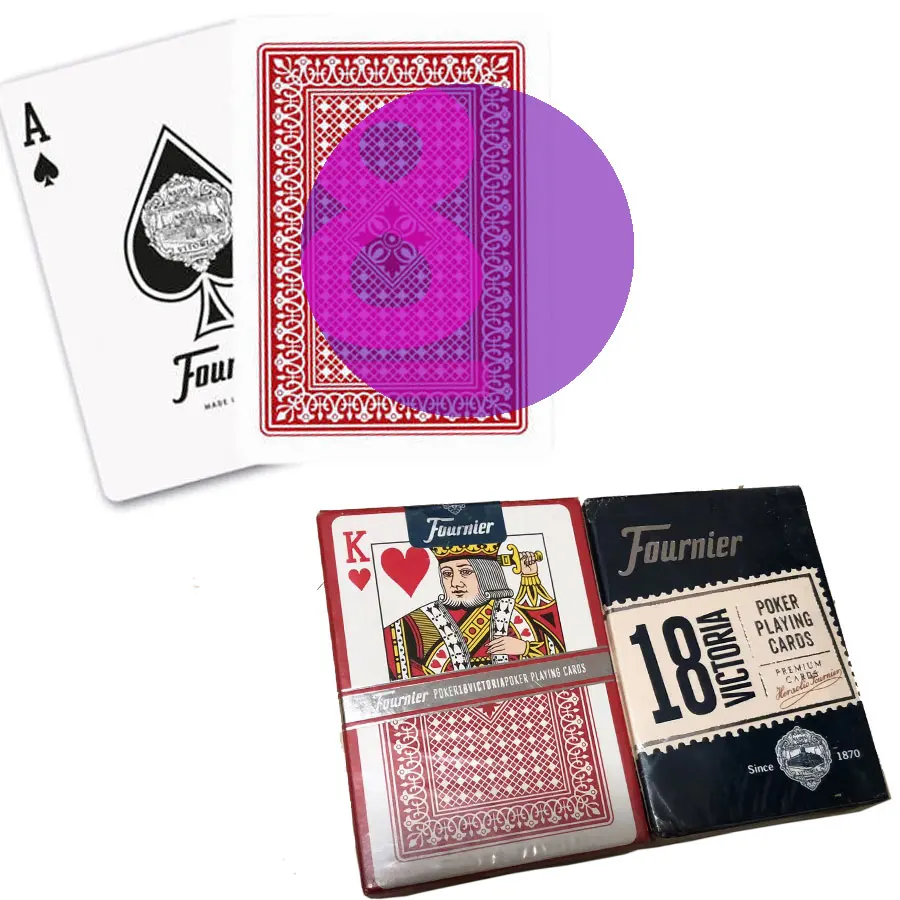 Fornier 18 Marked Poker For UV Lens Anti Cheating Playing Cards With Invisible Ink Game Tricks