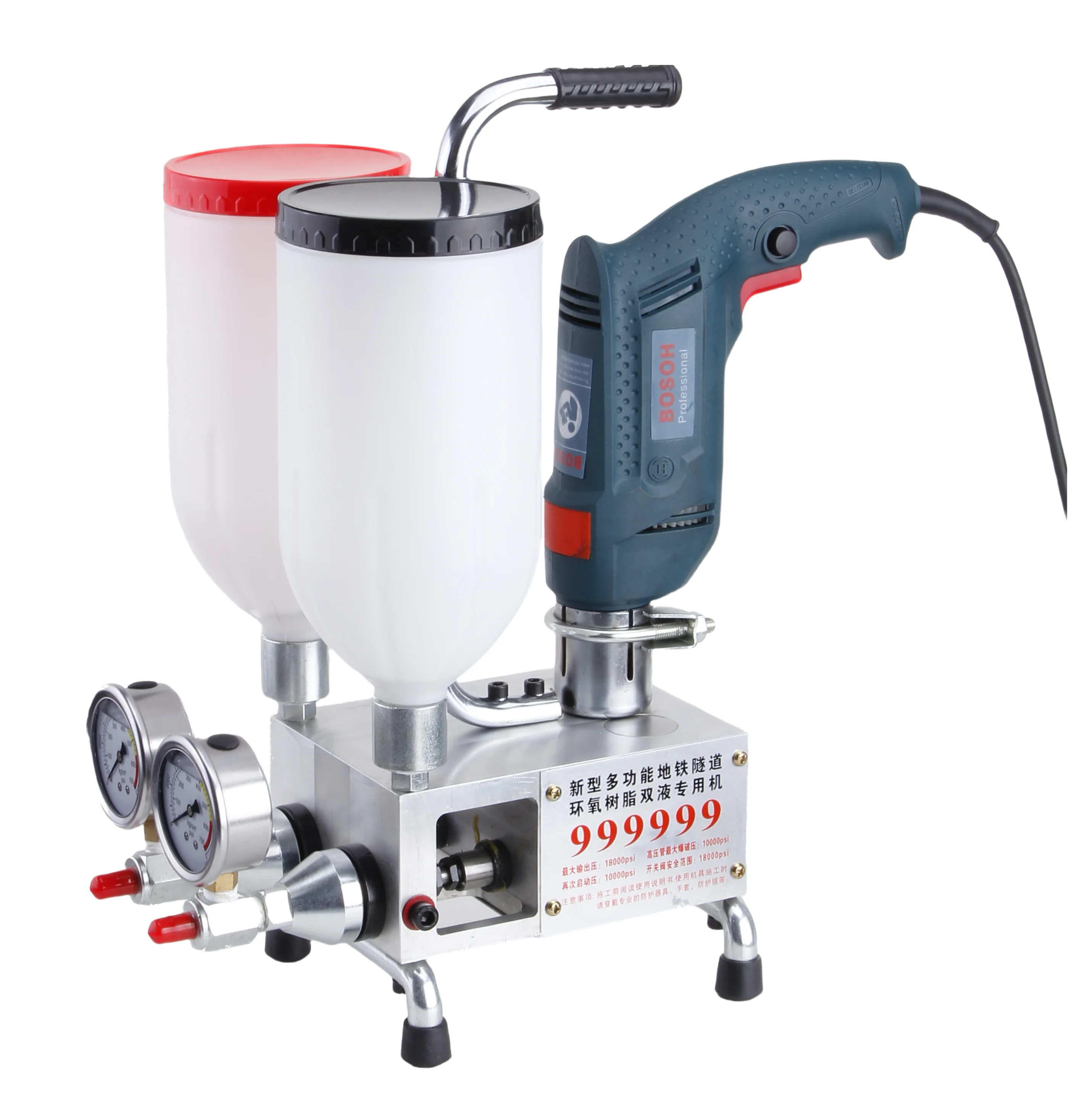 2025 Hot sell Waterproof Pump Boyu 998 Machine 2 Double Pump High Pressure Grouting Injection Pumping Machine Polyuret