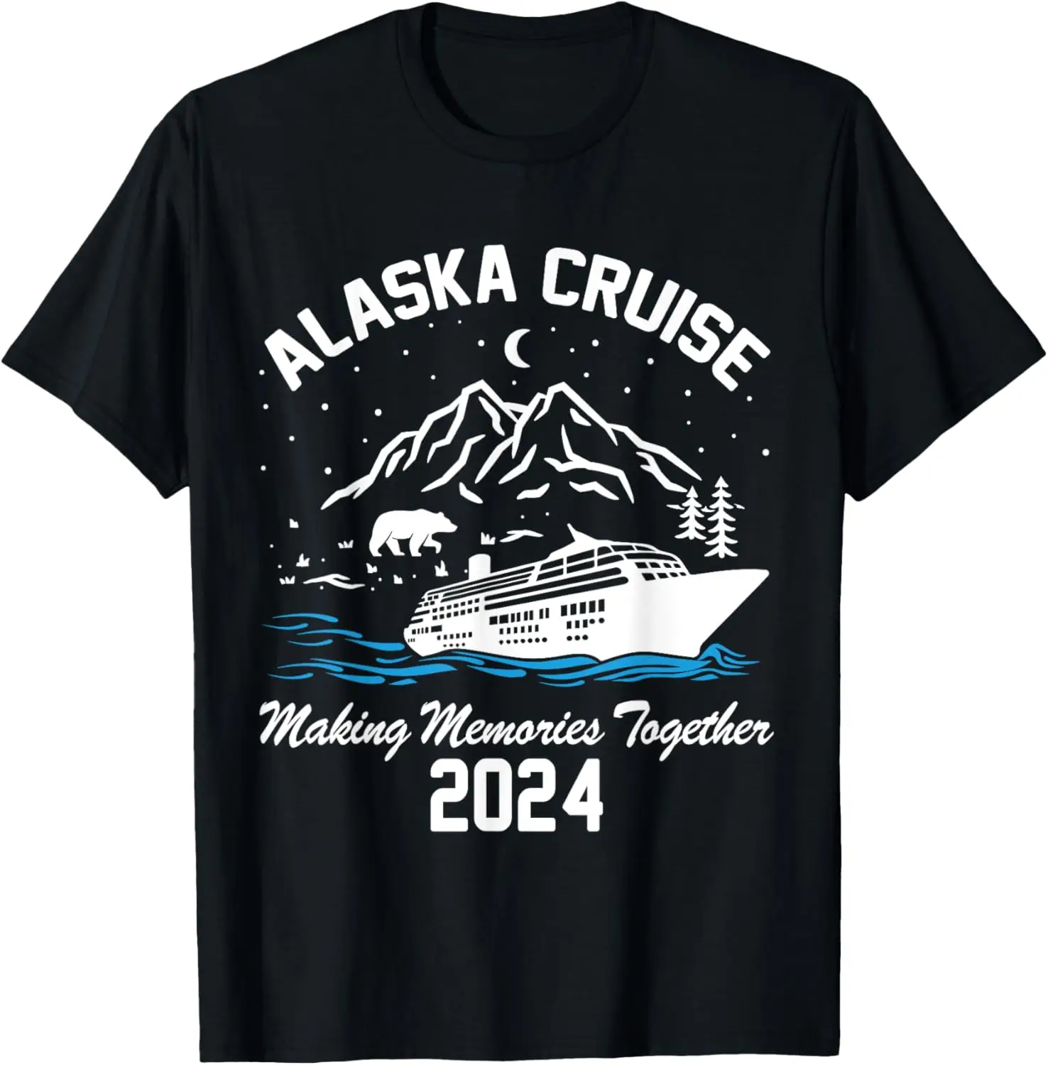 Alaska Cruise 2024 Matching Family Friends Group Alaskan T-Shirt