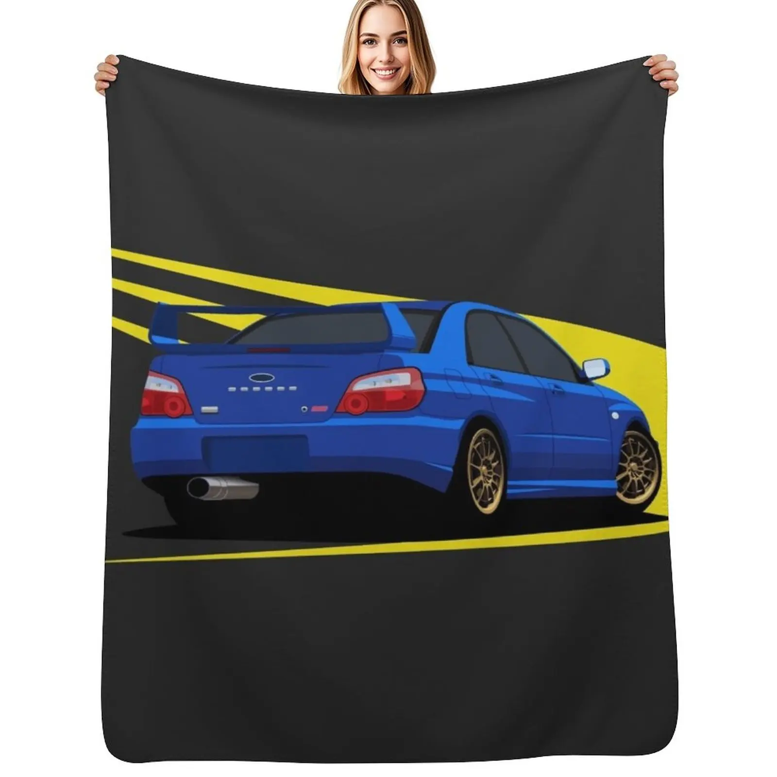 

Impreza WRX Throw Blanket Camping funny gift cosplay anime Blankets