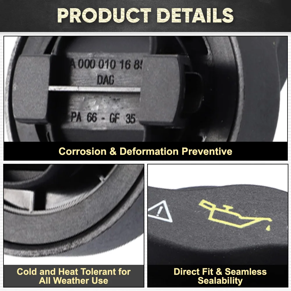 For Mercedes Benz W164 R171 W203 W204 W207 W209 W211 W212 W220 OE:A0000101385 Engine Oil Filler Cap