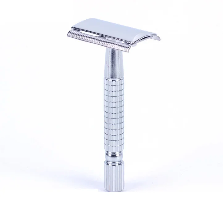 Safety Razor Head Double Edge Safety Razor For Mens Shaving&Womens Hair Removal 1 Shaving Blades Manual Shaver