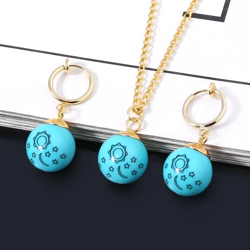Anime The Seven S ins Earrings Earrings Cosplay Elizabeth Liones Retractable earrings For Women Men Cosplay Jewelry Gifts