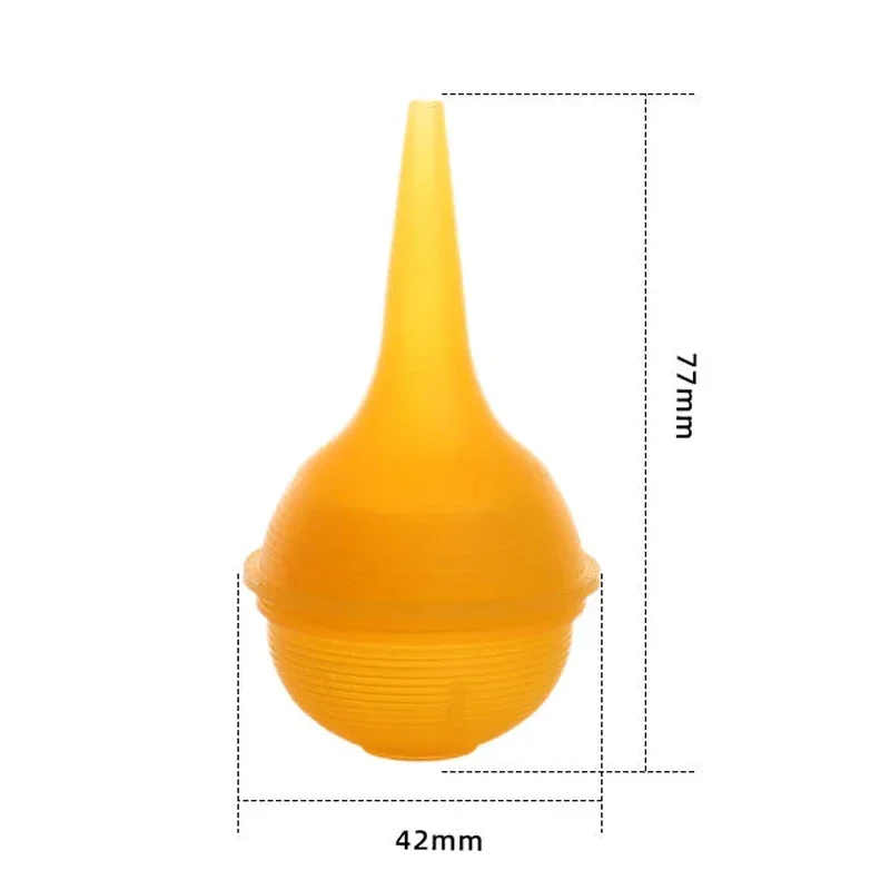 Jeringa para orejas de bebé de silicona transparente reutilizable y aspirador Nasal Manual para recién nacidos chupa mocos y moco jeringa para orejas con bombilla Nasal limpiable
