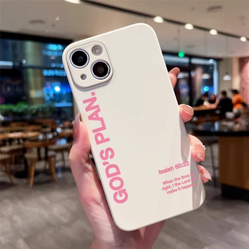 God's Plan Jesus Bible Verse Quote Faith Phone Case for Xiaomi Redmi Note 15 14 Pro+ 13 12 11T Lite 15C 14C 13C 12C Soft Covers view 6