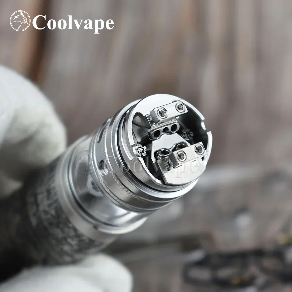 وولف Coolvape Vapor Giant V2.5 Mini Mod مع بطارية Taifun GX rdta 18650 قطر 23 مللي متر طقم ميكانيكي للسجائر الإلكترونية