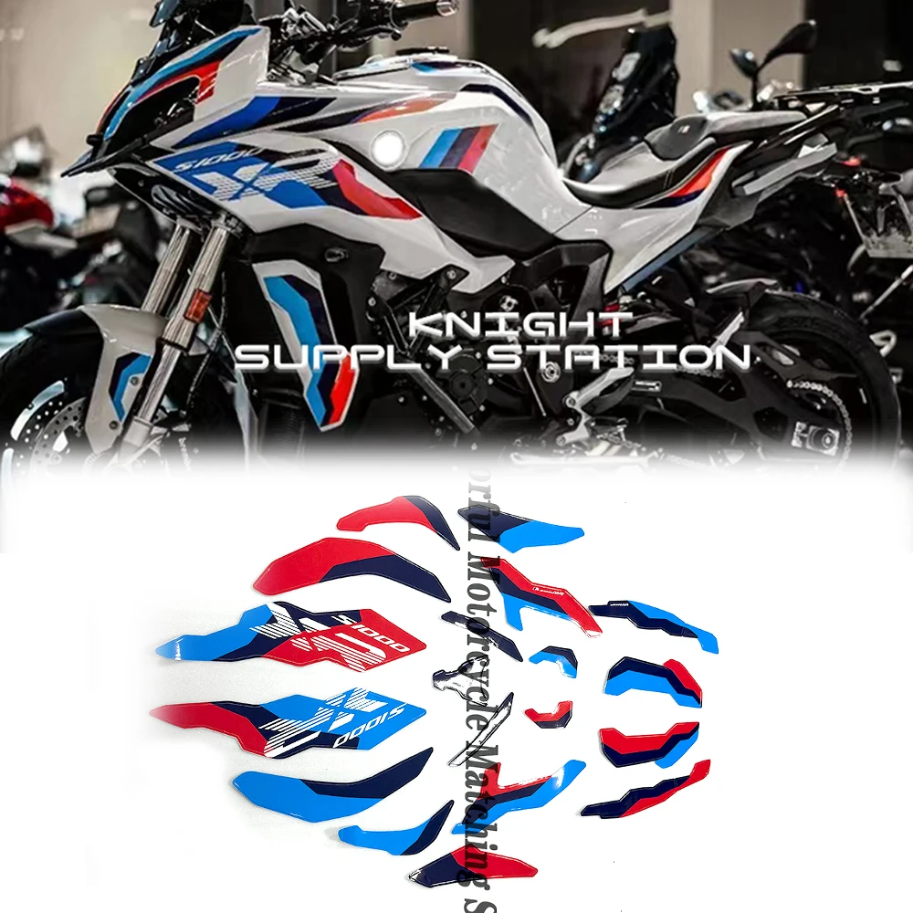 S1000XR NEW Motorcycle Reflective Decal Case For BMW S1000XR 2022 2023 Side Case Sticker