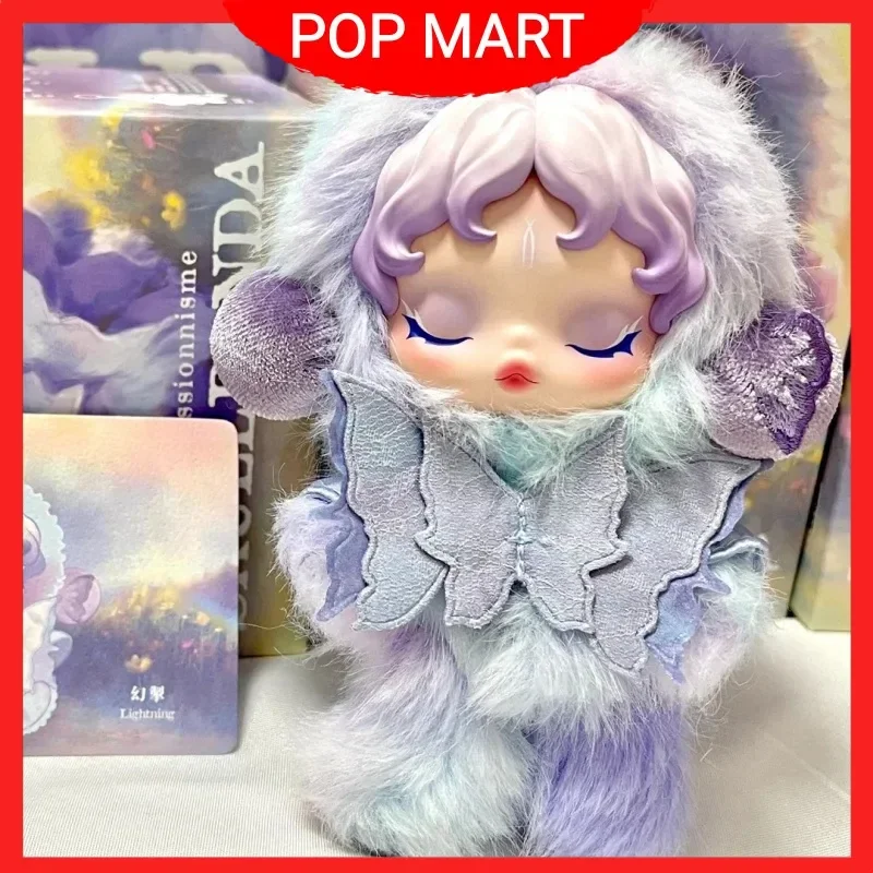 جديد حقيقي Popmart Skullpanda L Impressionnisme سلسلة صندوق أعمى اللعب Kawaii صندوق غامض أنيمي عمل الشكل هدايا عيد الميلاد